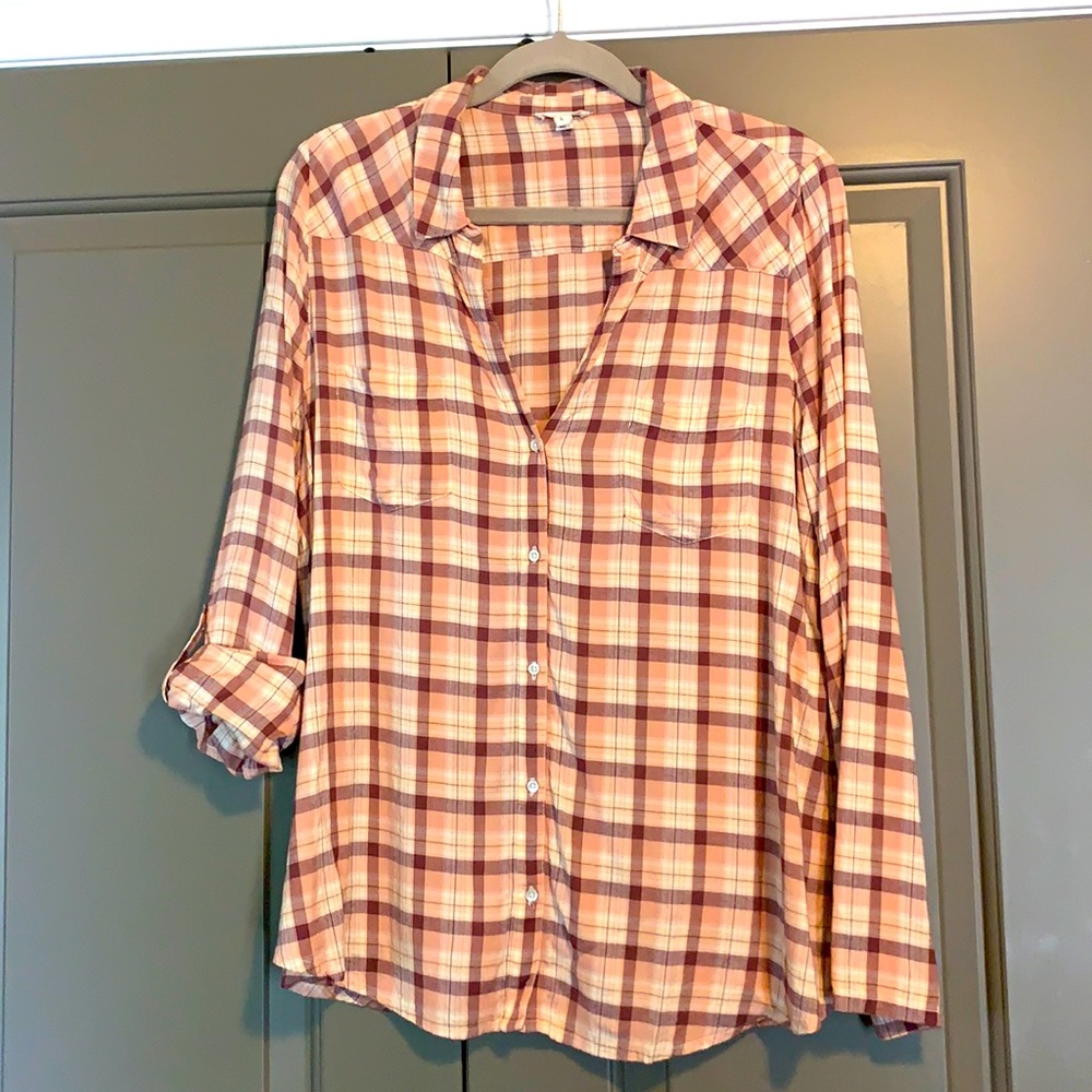 Anthro Soft Joie: Plaid Shirt